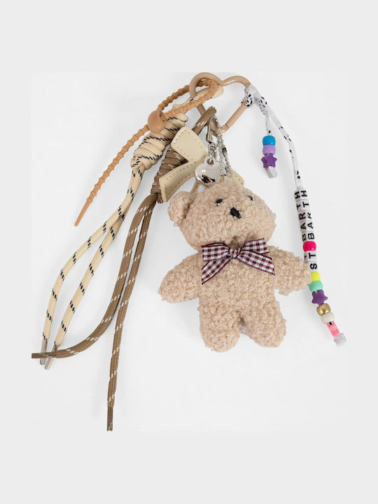 Mc2 Saint Barth Fanny Charm Soft Teddy Beige Accessories Female Beige Func001-00764l