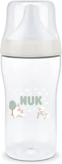 Nuk Plastic Baby Bottle Perfect Match Anti-colic with Silicone Teat for 3+ Months White 260ml