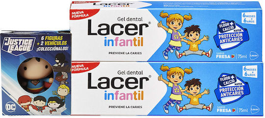 Lacer Pastă de Dinți pentru Copii pentru 6+ Ani cu Aromă de Căpșuni 75ml