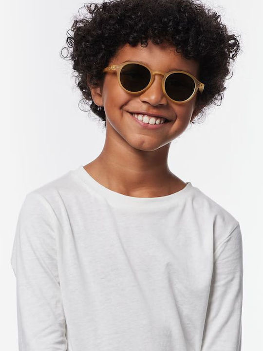 Izipizi Oval Kids Sunglasses with Polarized Lens Yellow for 7-11 Years