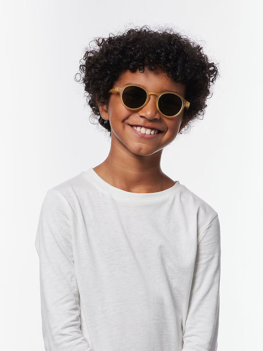 Izipizi Oval Kids Sunglasses with Polarized Lens Yellow for 7-11 Years