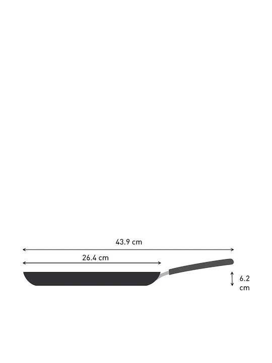Tefal Διπλή Ομελετιέρα από Αλουμίνιο 25cm