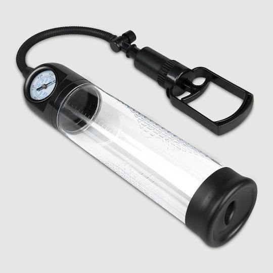 Αντλία Πέους Λαβή & Μανόμετρο Sexopolis Male Beginner's Penis Pump Handle & Gauge Διάφανη