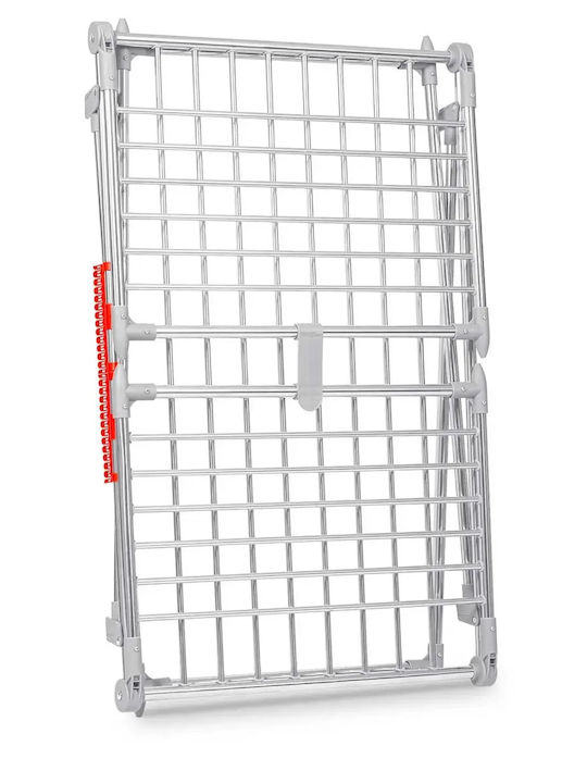 Smartic Lydia Uscătoare Rufe Pliere De Pardoseală Inox Cu Lungimea Suportului De Uscare A Hainelor 27m