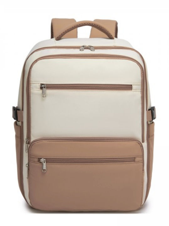 Miss Lulu Backpack Μπεζ