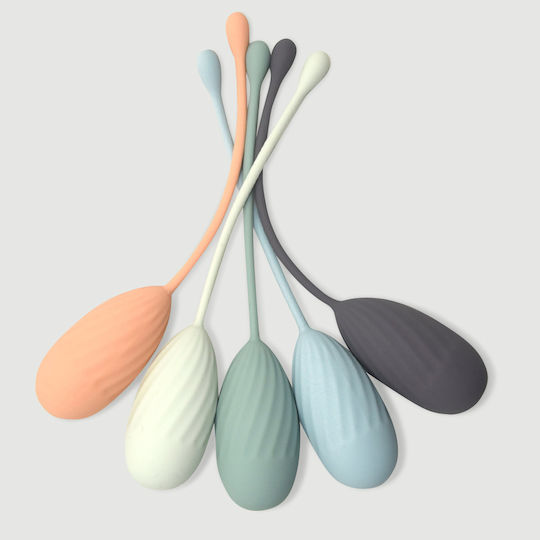 Set de Bile Vaginale din Silicon Sexopolis Wellness Kegel Exerciser Bullet Premium Silicone Kegel Ball Set Multicolor