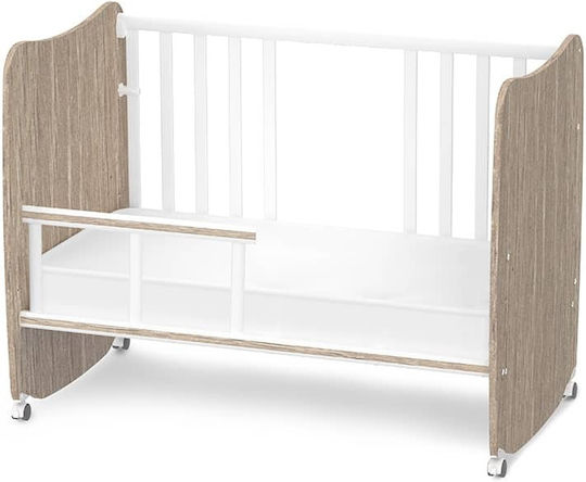 Lorelli Polymorphe Babybett Stars Weiß mit Räder
