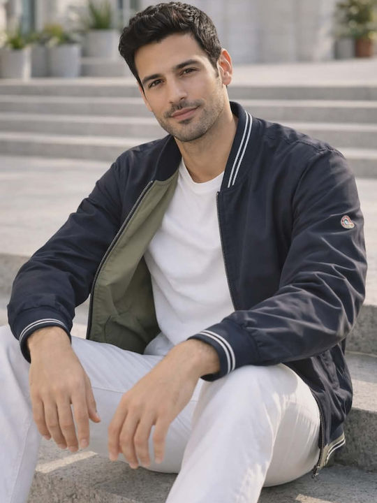 Bomber Jacket Double Sided Blue