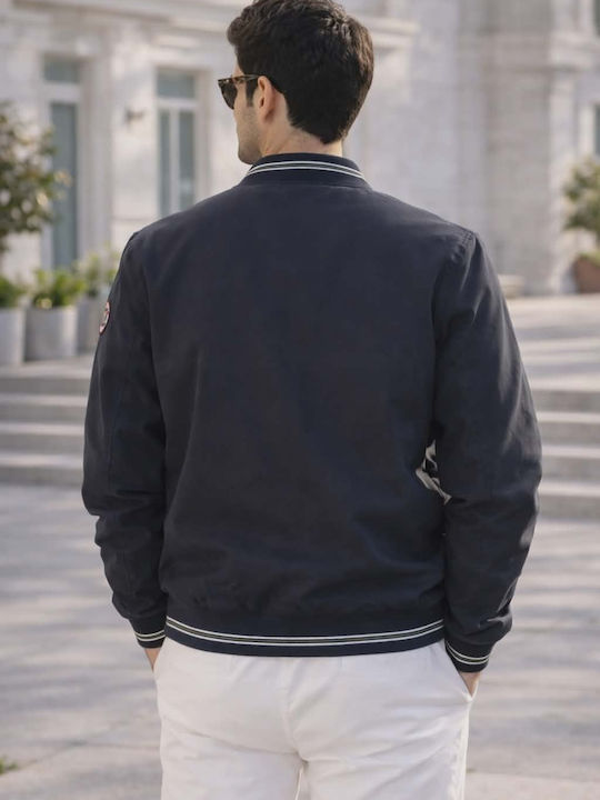 Bomber Jacket Double Sided Blue