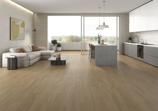 Pamesa Ceramica Fliese Für Innenbereich Boden Wand Keramik Matt 120x20cm Roble