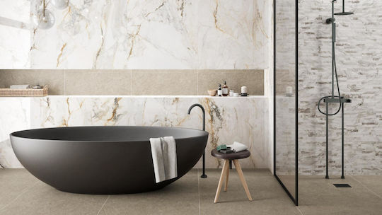 Pamesa Ceramica Placă De Podea / Montat Pe Perete Pentru Interior Finisaj Lucios 120x60cm Alb