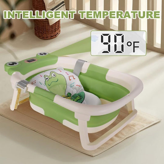 Little Mom Cadă Pliabilă Pentru Bebeluși cu Termometru Verde