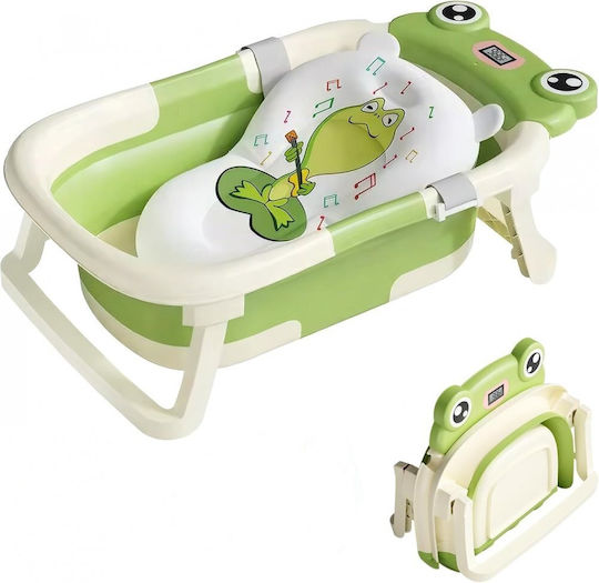 Little Mom Cadă Pliabilă Pentru Bebeluși cu Termometru Verde