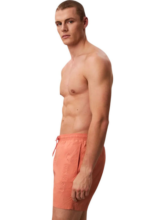 Medium Drawstring Ανδρικό Μαγιό Σορτς Σομόν