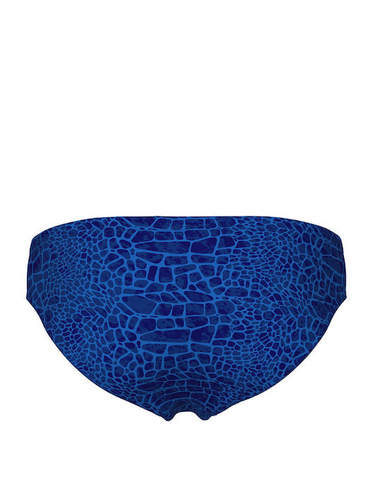 Ανδρικό Μαγιό Slip Team Royal  Navy με Σχέδια