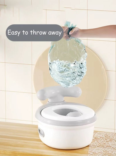 Little Mom Potties Toilet with Lid Gray
