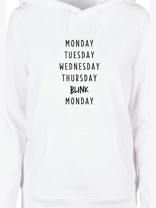 Women's Sweatshirt Hooded White