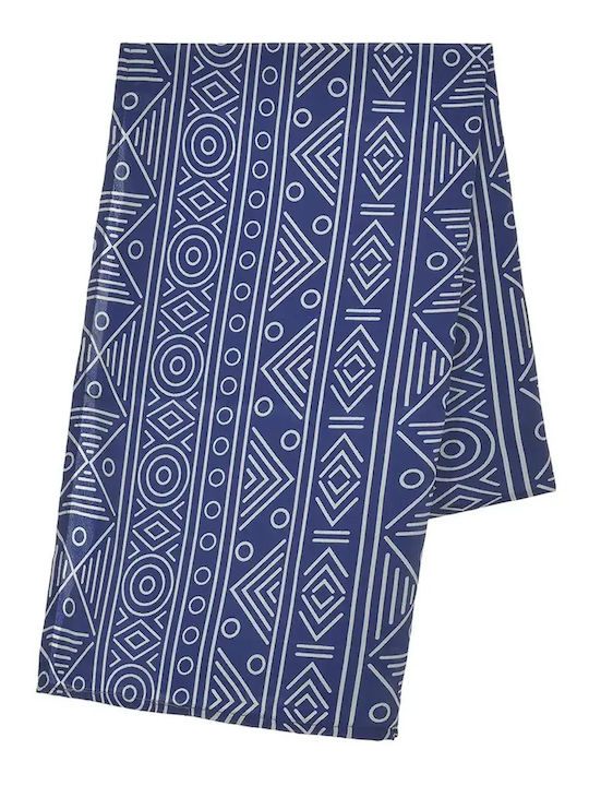 Ble Resort Collection Γυναικείο Φουλάρι Μπλε
