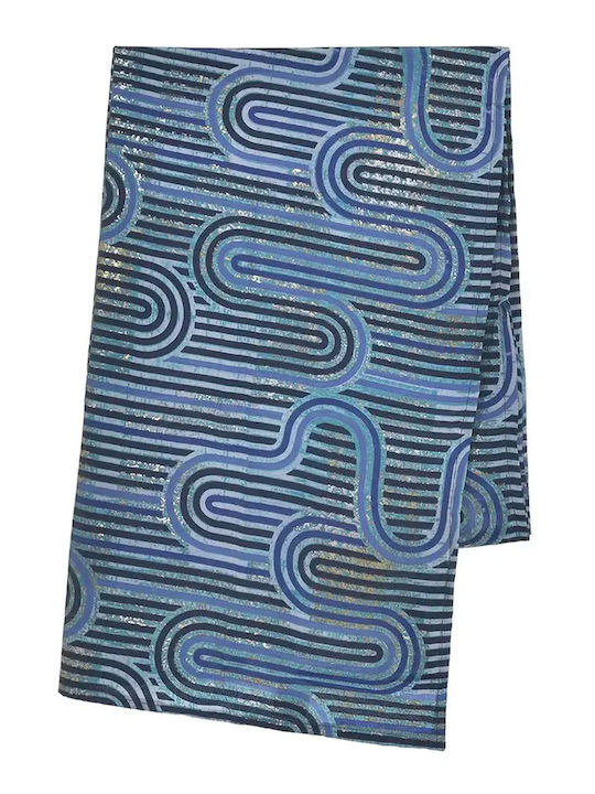 Ble Resort Collection Γυναικείο Φουλάρι Μπλε