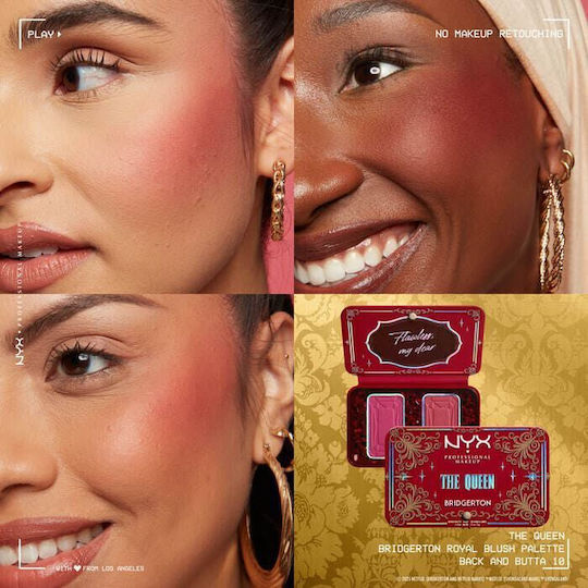 NYX Professional Makeup Bridgerton Royal Palette mit Rouge The Queen 5gr