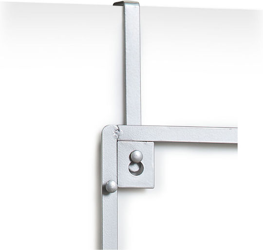 An Der Wand Montiertes Badezimmerregal Metallisch Mit 3 Regalen 35.5x9x85.5cm Rosa