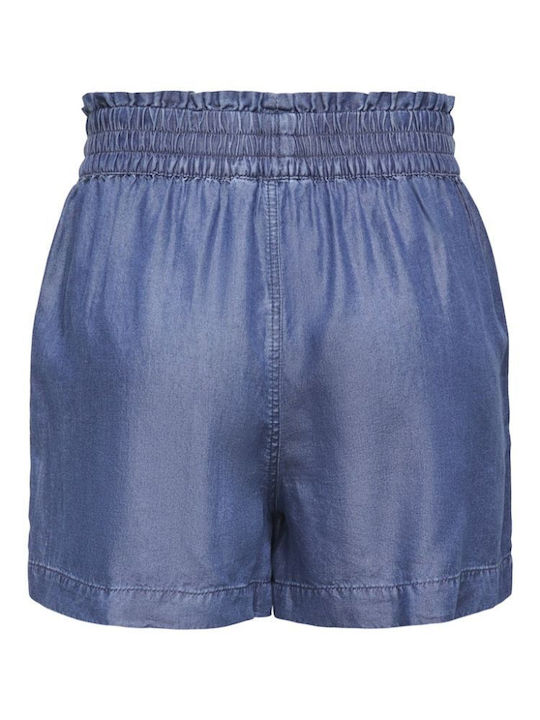 Charis Γυναικείο Δερμάτινο Σορτς Dark Blue