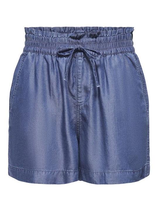 Charis Γυναικείο Δερμάτινο Σορτς Dark Blue