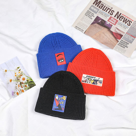 Unisex Beanie Knitted Hat in Blue Color