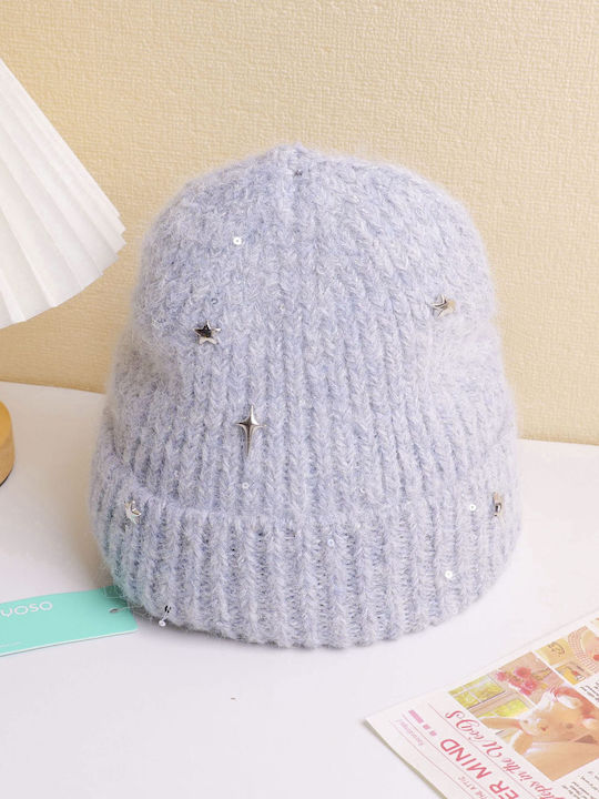 Beanie Unisex Σκούφος Πλεκτός σε Γκρι χρώμα