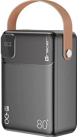 Tracer Prime V8 Power Bank 80000mAh with 3 USB-A Ports and 2 USB-C Ports Power Delivery Gray