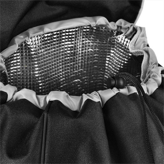 Plastic Shopping Trolley Foldable Black 40lt