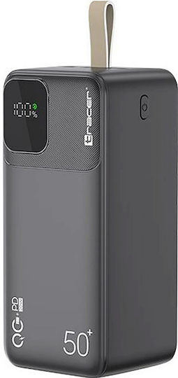 Tracer Prime V5 Power Bank 50000mAh 22.5W with 2 USB-A Output Ports and USB-C Output Port Power Delivery Gray