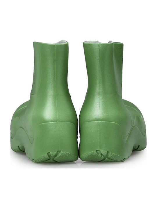Women's Green Wellies
