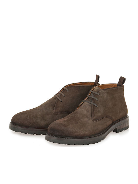 Suede Brown Men's Boots