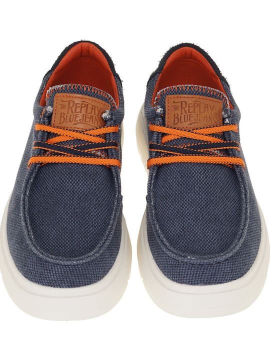 Alcyon Men's Moccasins in Blue Colour