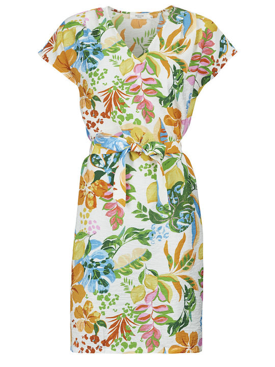 Ro W Sommer Mini Blumen Kleid
