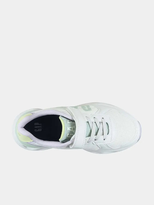 Kids Sneakers Anatomic with Hoop & Loop Closure White