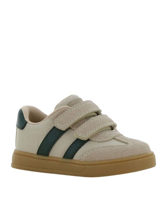 Kids Sneakers Anatomic With Hoop & Loop Closure Blue