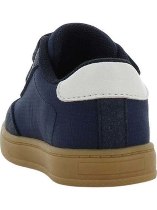 Kids Sneakers Anatomic With Hoop & Loop Closure Blue