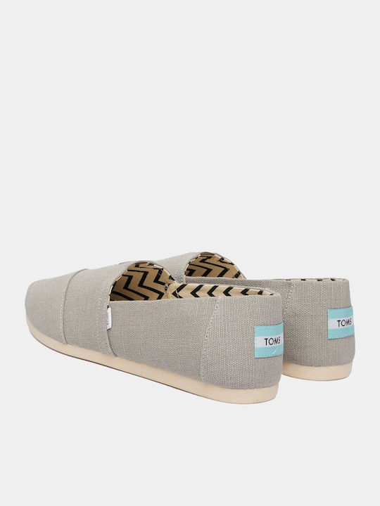 Stoff Herren Espadrilles in Grau Farbe
