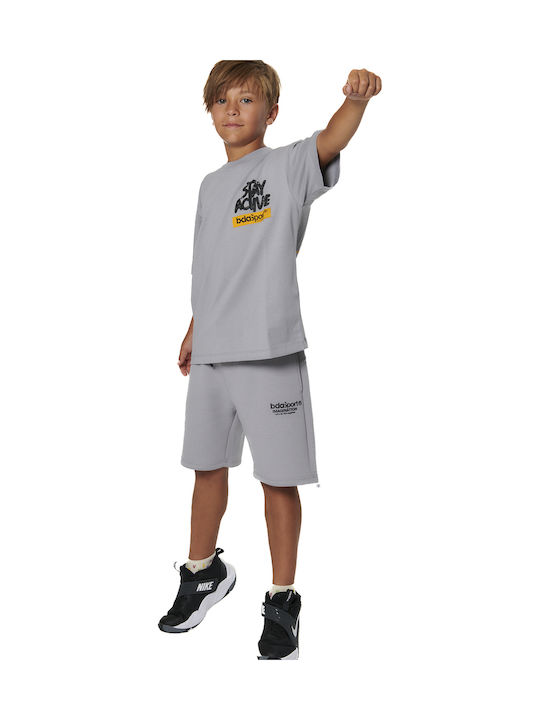 Sport Kinder Shorts Bermudas Grau