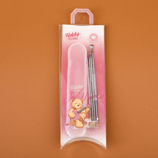 Yoyoso Make-up Zubehör Set 4 Nadeln Teddy Island Series Pflege