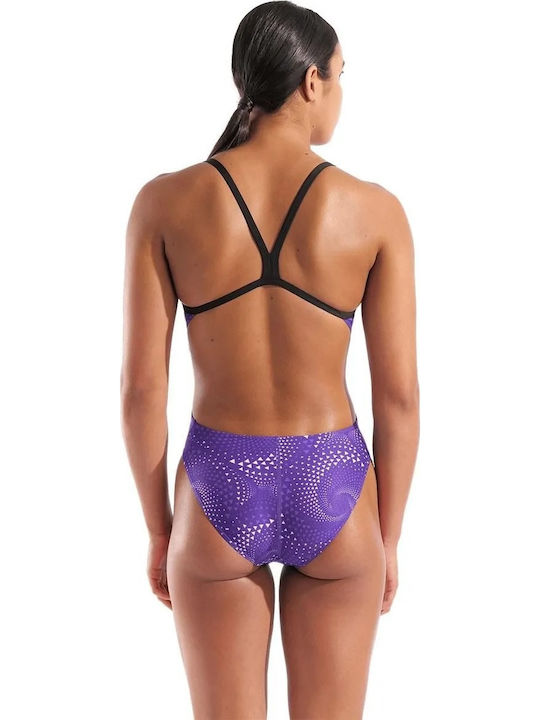 Challenge Back Αθλητικό Ολόσωμο Μαγιό Purple