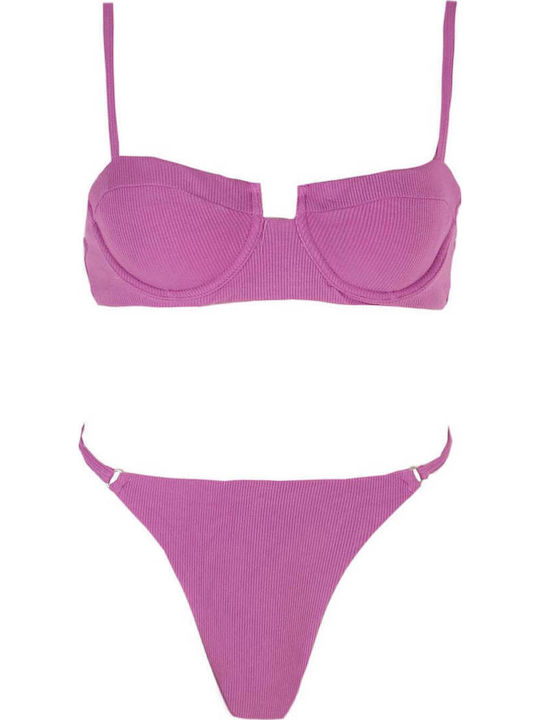 Set Bikini Brazil Λιλά