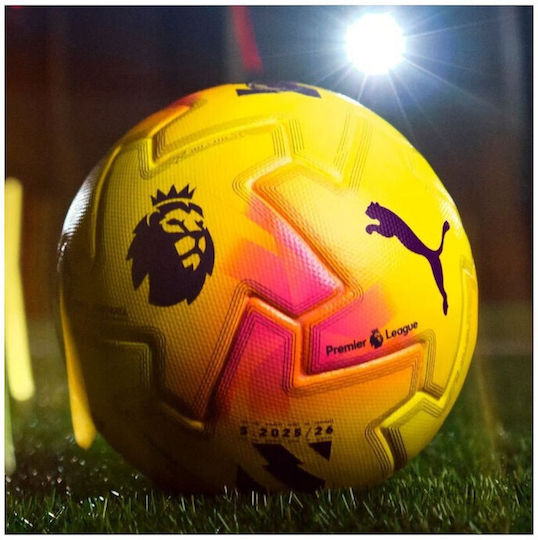 PUMA Orbita Premier League 25/26 Lights Футболна Топка Жълта