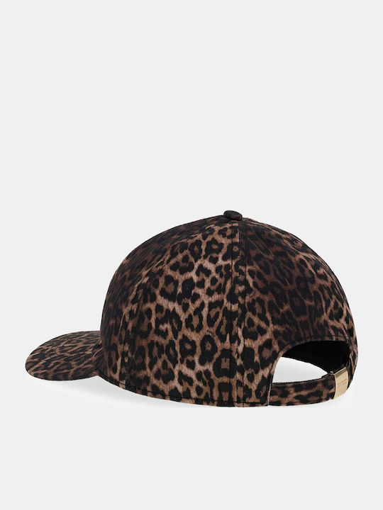 Guess Accessories W Printed Leopard Baseball Hat Aw5501cot01-bro Leopard