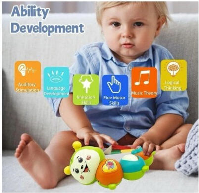 Lazarid Baby Toy with Music Lights and Sounds