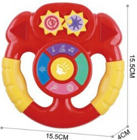 Lazarid Silicone Steering Wheel with Music and Sounds