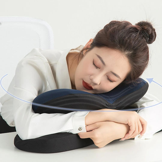 Anatomical Medical Back Pillow Memory Foam Blue