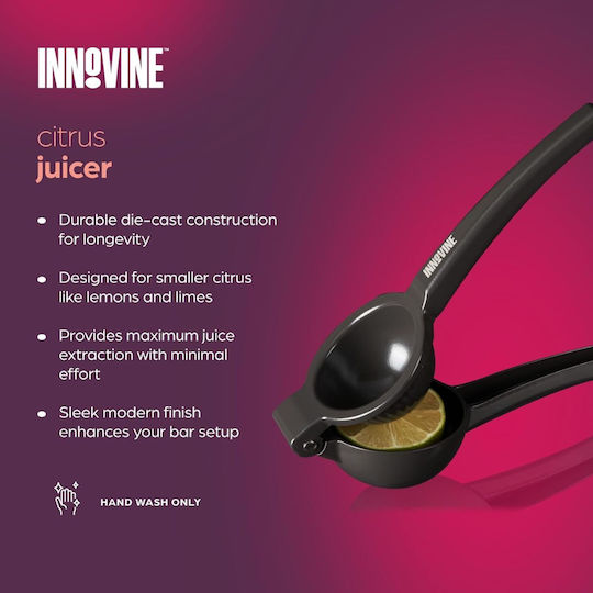 Innovine Επιτραπέζια Πρέσα Λεμονιού / Λάιμ από Μέταλλο σε Κίτρινο Χρώμα Innovine Επιτραπέζια Πρέσα Λεμονιού / Λάιμ από Μέταλλο σε Κίτρινο Χρώμα